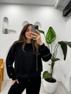 SİYAH 2985 TAŞLI SWEAT 