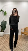 SİYAH 3026 DİKİŞ DTY PANTOLON 