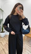 SİYAH 3093 MODAL SWEATSHİRT 