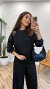 SİYAH 3093 MODAL SWEATSHİRT 