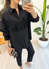 SİYAH 30938 LEOPAR PANTOLON TAKIM 