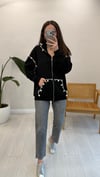 SİYAH 3094 İNCİLİ SWEAT