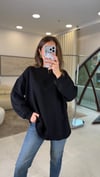 SİYAH 3168 BASİC SWEAT 