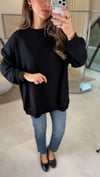 SİYAH 3168 BASİC SWEAT 