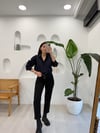 SİYAH 31725 MOM JEAN