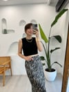 SİYAH 31866 DESENLİ ETEK 