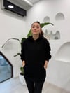 SİYAH 32109 KAPÜŞONLU SWEATSHİRT