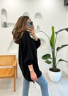 SİYAH 32346 KAPİŞONLU SWEAT 