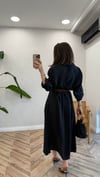 SİYAH 3270 GÖMLEK ELBİSE