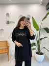 SİYAH 32960 SİM DETAY NAKIŞLI TAKIM