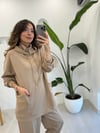 SİYAH 32996 KAPÜŞONLU SWEAT 
