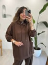 SİYAH 32996 KAPÜŞONLU SWEAT 