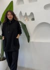 SİYAH 32996 KAPÜŞONLU SWEAT 