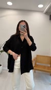 SİYAH 3344 PUL DETAY GÖMLEK 