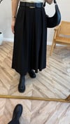 SİYAH 3360 KEMERLİ ETEK 