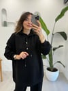 SİYAH 33651 ÇITÇIT DETAY SWEAT