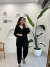 SİYAH 33674 NERVÜR DETAY PANTOLON 