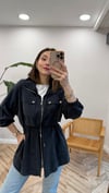 SİYAH 34082 DİK YAKA KAP