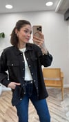 SİYAH 34177 TENCEL GÖMLEK 