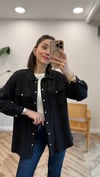 SİYAH 34177 TENCEL GÖMLEK 