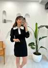 SİYAH 34188 ŞİFON ELBİSE 