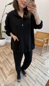 SİYAH 34478 ÇITÇITLI KANGURU TAKIM