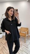 SİYAH 34478 ÇITÇITLI KANGURU TAKIM