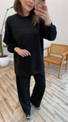 SİYAH 34479 BASKILI TAKIM