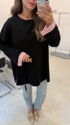 SİYAH 3521 GARNİLİ SWEAT