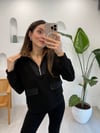 SİYAH 35741 LEOPAR SWEATSHİRT