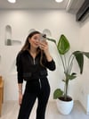 SİYAH 35741 LEOPAR SWEATSHİRT