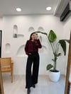 SİYAH 35742 PALAZZO PANTOLON