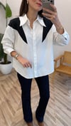 SİYAH 3801 GARNİ GÖMLEK 