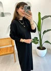 SİYAH 404748 TRİKO ELBİSE 