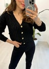 SİYAH 4059 SAÇ ÖRGÜ HIRKA 