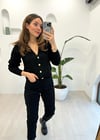 SİYAH 4059 SAÇ ÖRGÜ HIRKA 