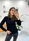 SİYAH 4096 BİSİKLET YAKA KAZAK 