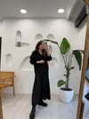 SİYAH 4126 SİMLİ V YAKA KAZAK