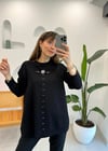 SİYAH 4150 İKİ İPLİK SWEAT 