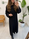 SİYAH 42100 UZUN TRİKO ELBİSE