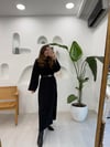 SİYAH 42100 UZUN TRİKO ELBİSE