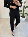 SİYAH 4399 İKİ İPLİK PANTOLON 