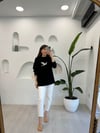 SİYAH 4446 AKSESUARLI SWEAT