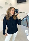 SİYAH 4502 PARAŞÜT DETAY SWEAT