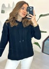 SİYAH 4502 PARAŞÜT DETAY SWEAT