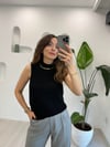 SİYAH 4553 YAKA ZİNCİR DETAY KAZAK 