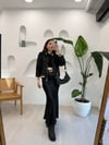 SİYAH 4607 PULLU BOMBER CEKET 