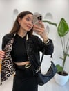 SİYAH 4607 PULLU BOMBER CEKET 