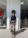 SİYAH 4619 BALIK SATEN ETEK 