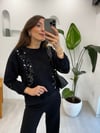 SİYAH 4653 PULLU GÖMLEK